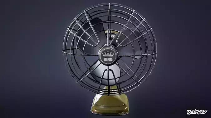 ATTIC - Fan 01 - LOW POLY