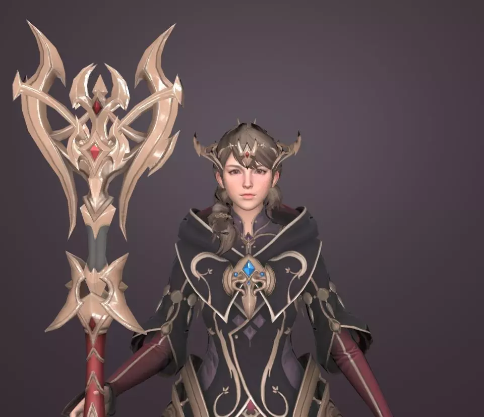 guard queen 3D model