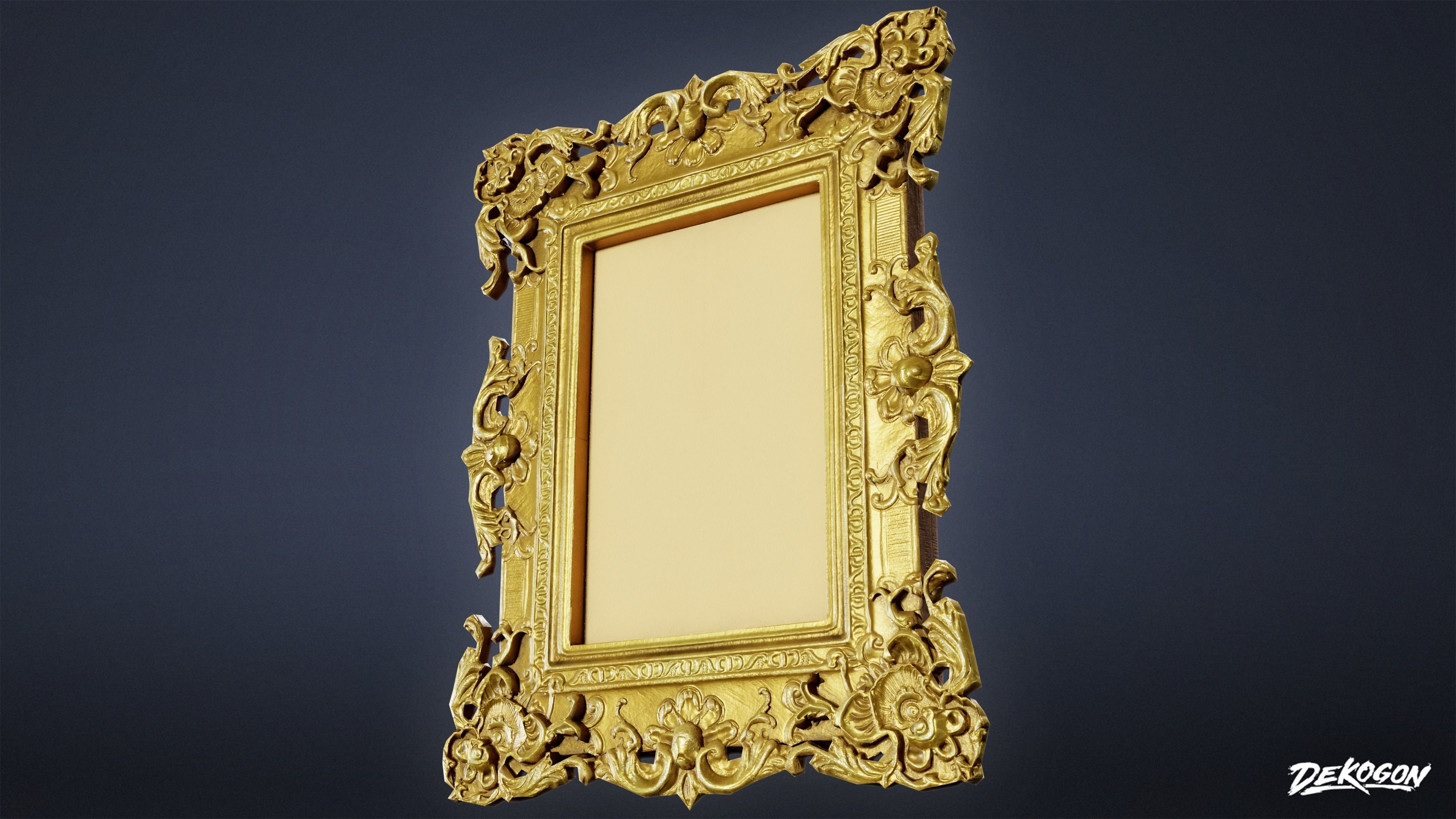 ATTIC - Frame 01 - LOW POLY Low-poly 3D model_3