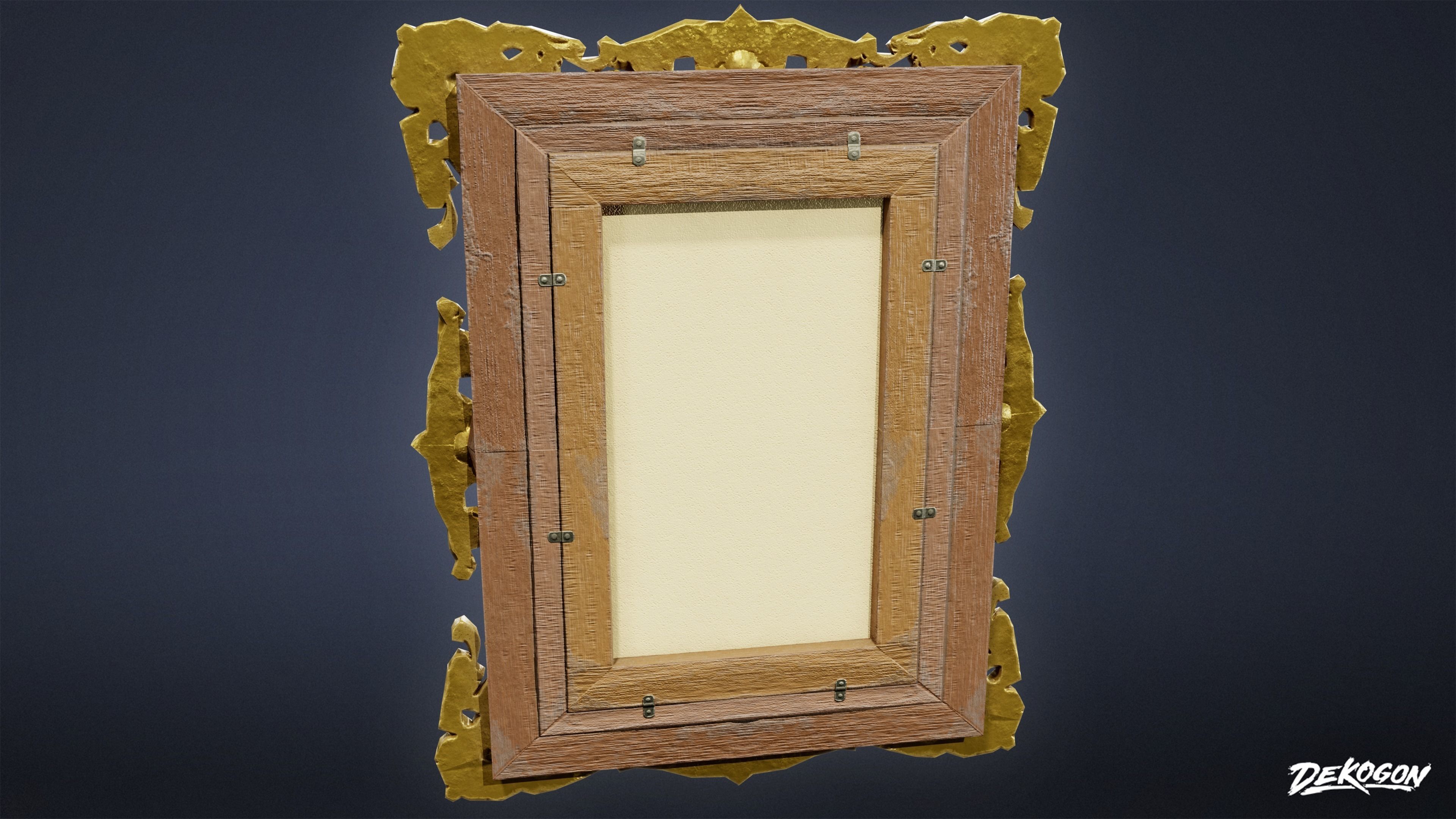 ATTIC - Frame 01 - LOW POLY Low-poly 3D model_5