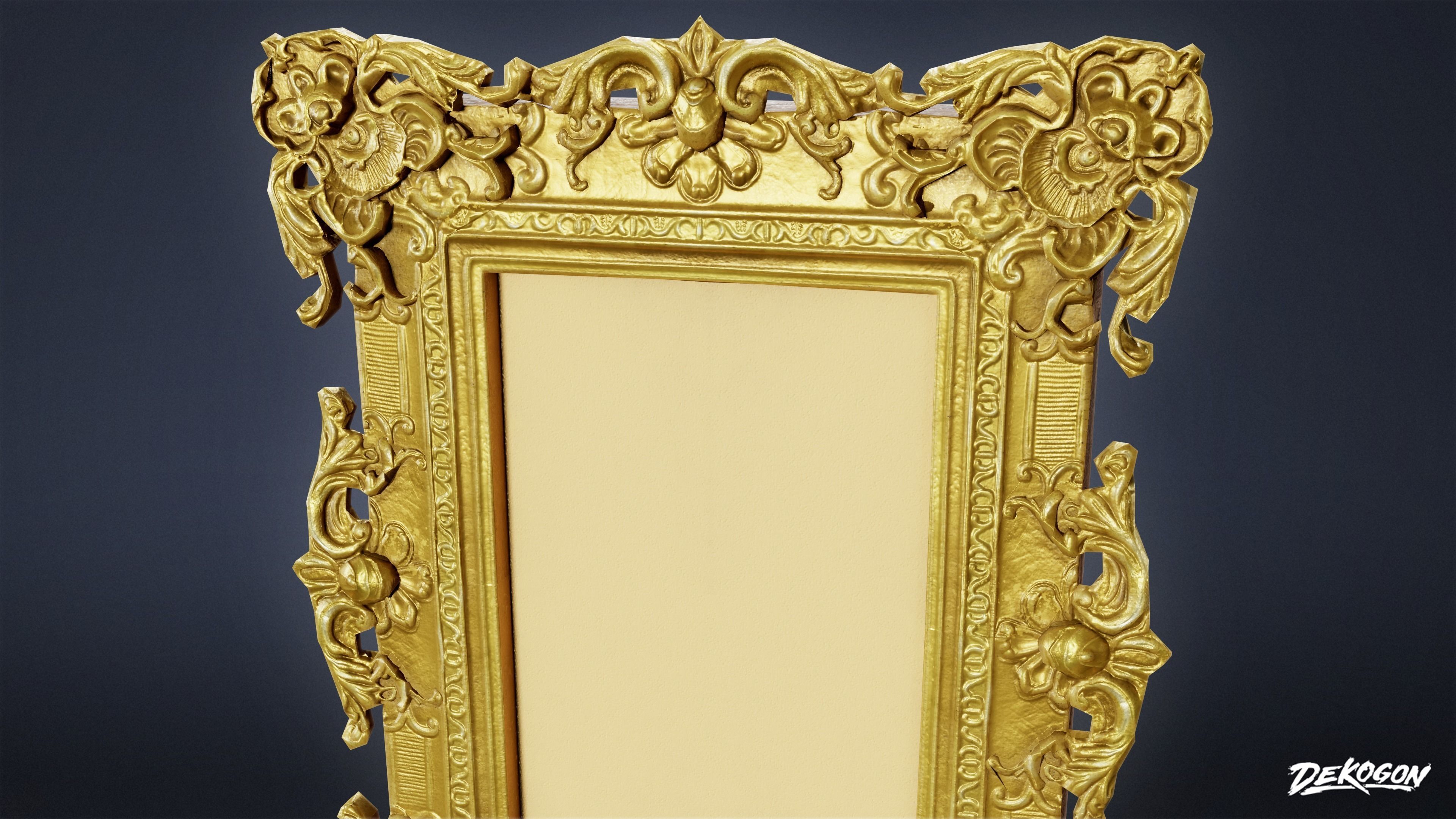 ATTIC - Frame 01 - LOW POLY Low-poly 3D model_6