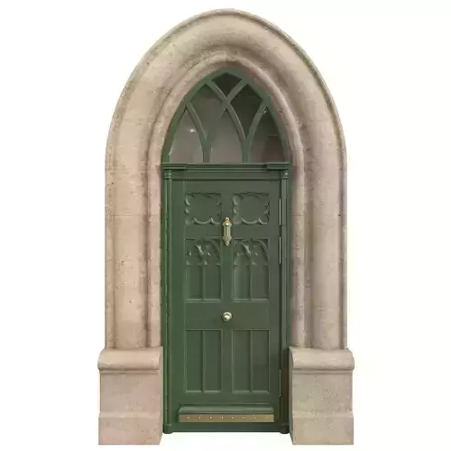 Entrance classic door 122