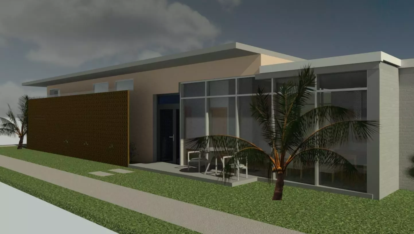 SINGLE FLOOR HOUSE 3D model_0