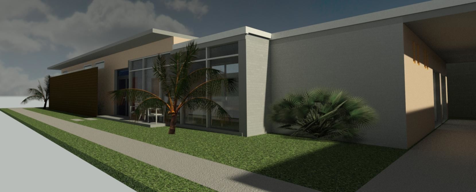 SINGLE FLOOR HOUSE 3D model_2