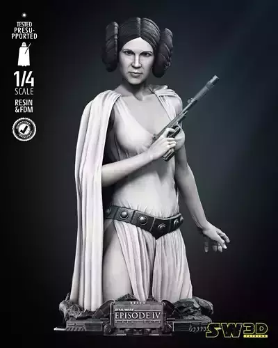 STAR WARS Leia New Hope Bust