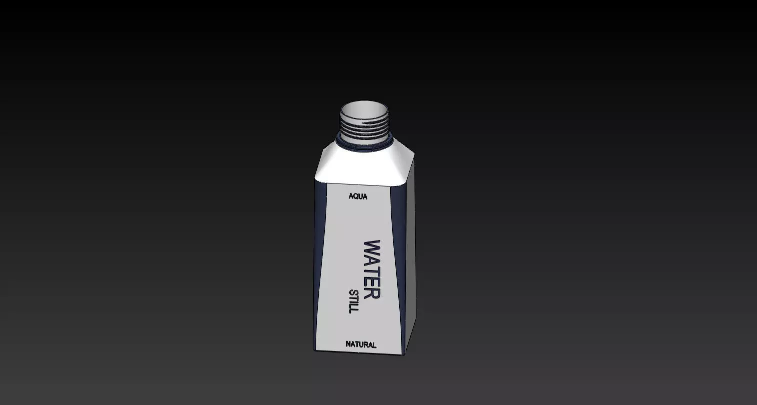 Water Bottle Free 3D model