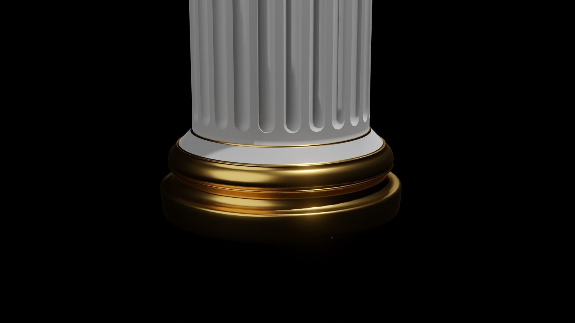 Fantasy Ionic Column 3D model_4