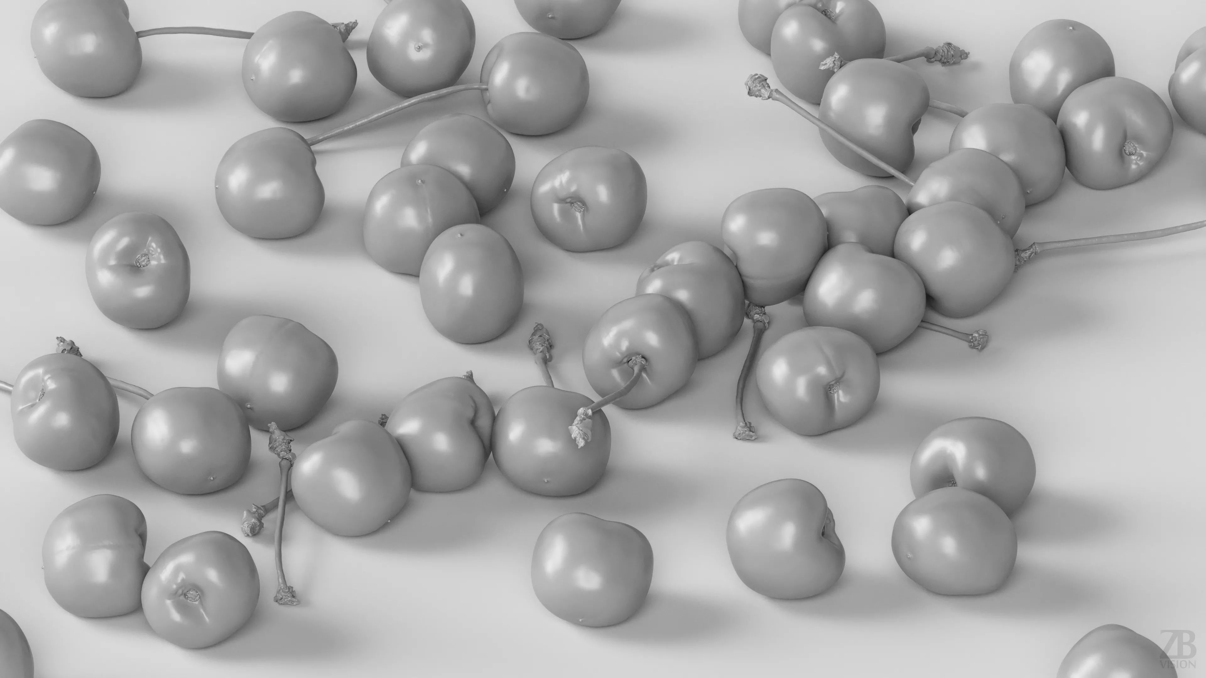 Cherry 3D model_3