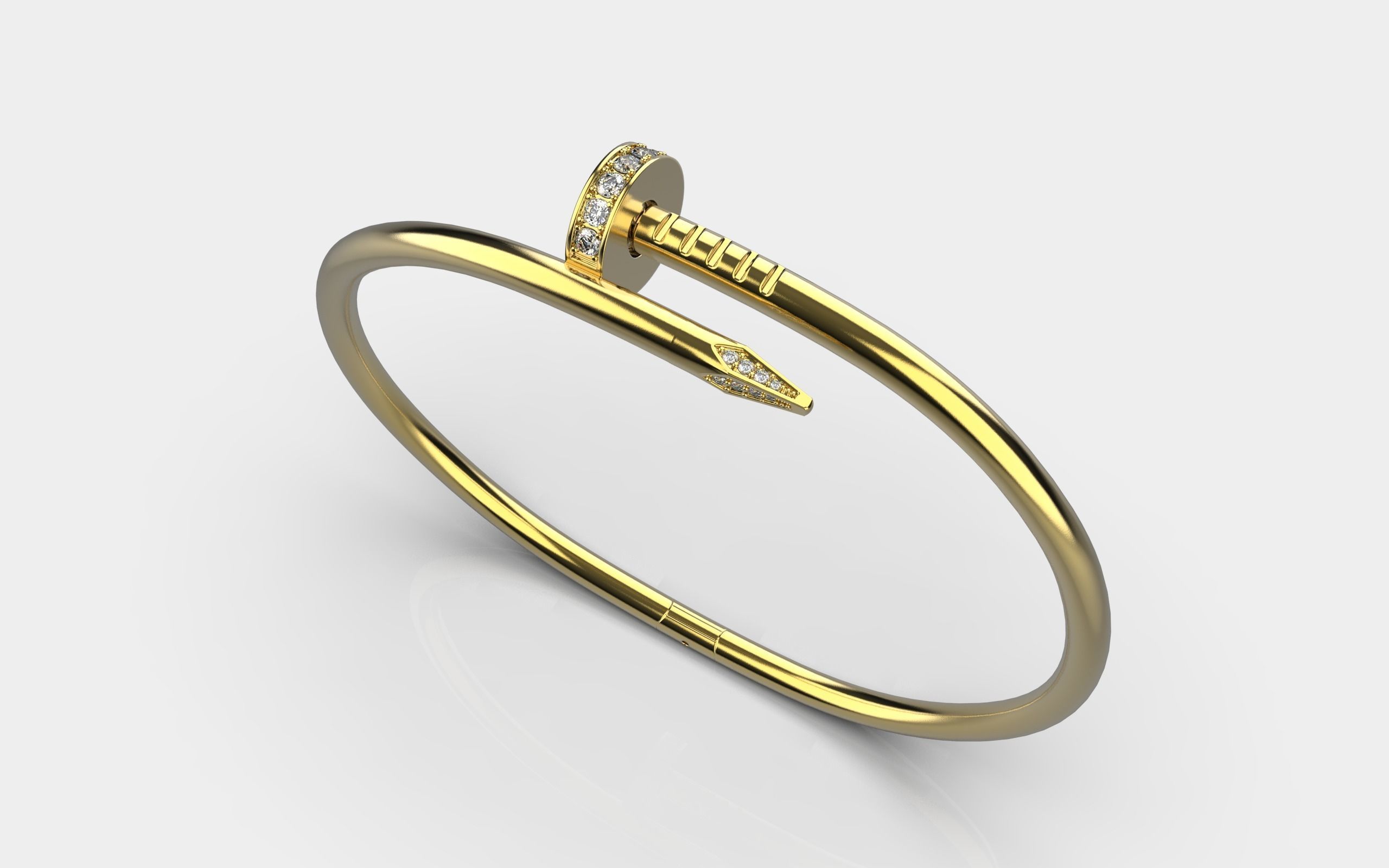 Bracelet Size 18 Just Un Clou 3D print model_2
