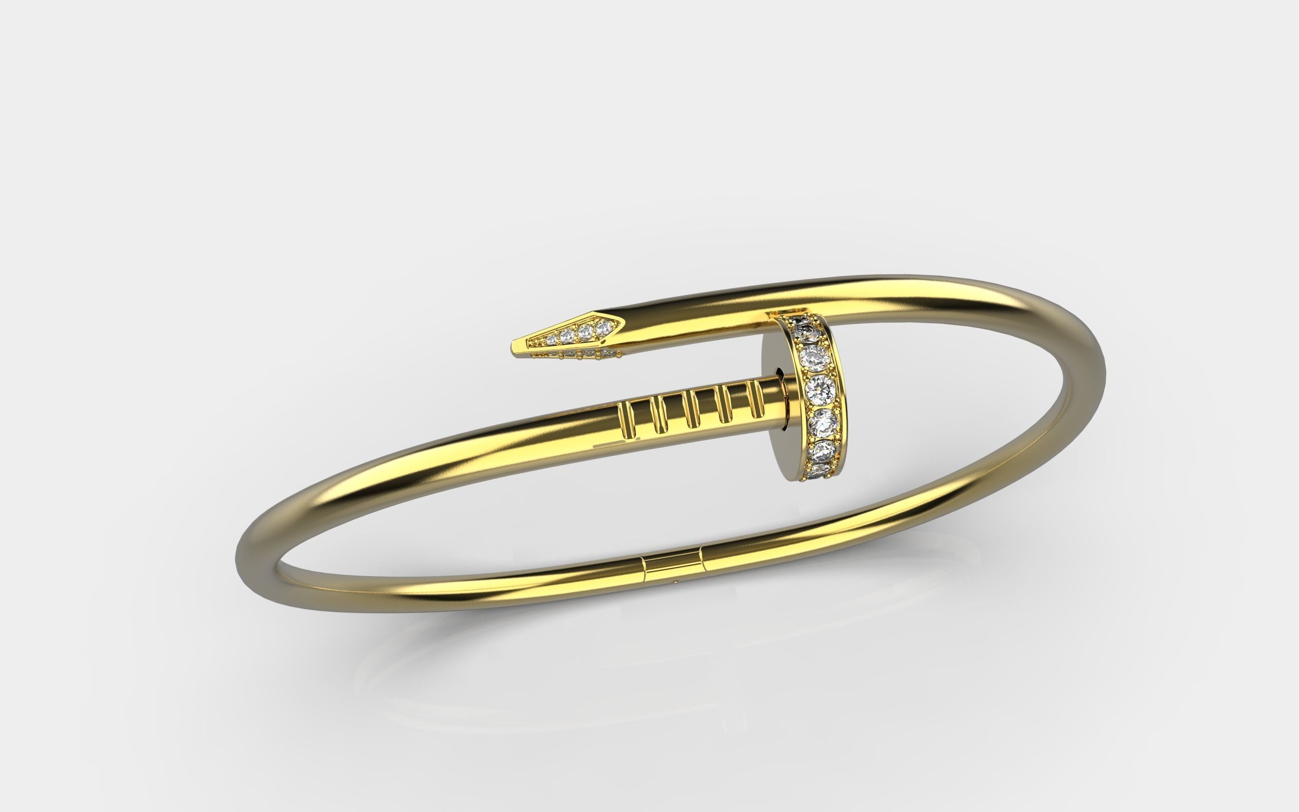 Bracelet Size 18 Just Un Clou 3D print model_3