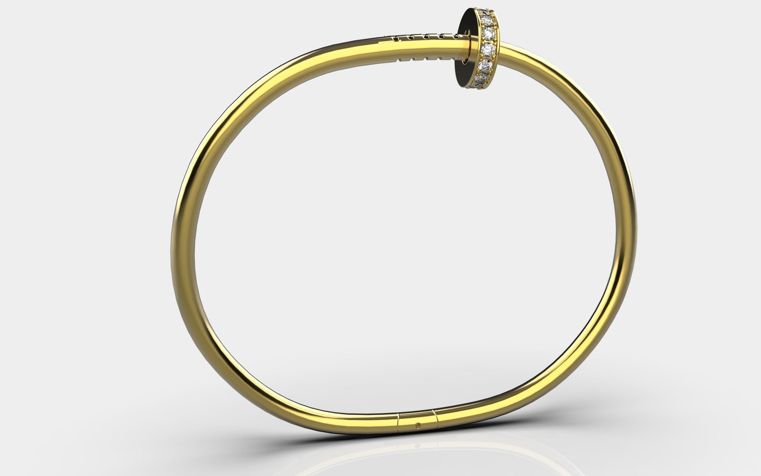 Bracelet Size 18 Just Un Clou 3D print model_1