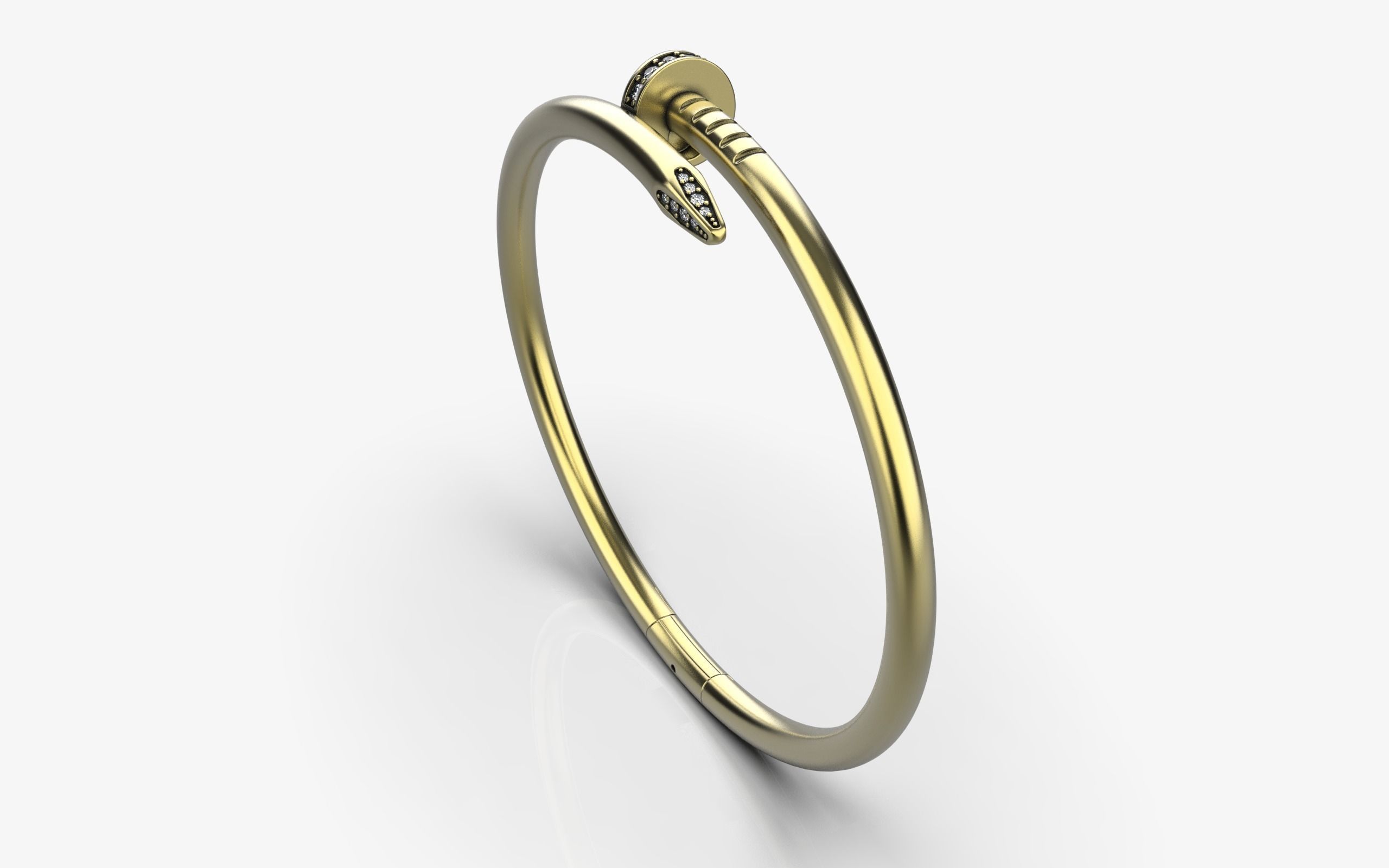 Bracelet Size 17 Just Un Clou 3D print model_3