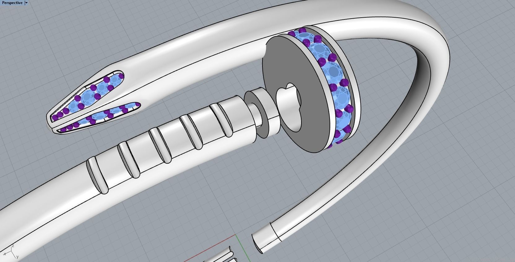 Bracelet Size 17 Just Un Clou 3D print model_7