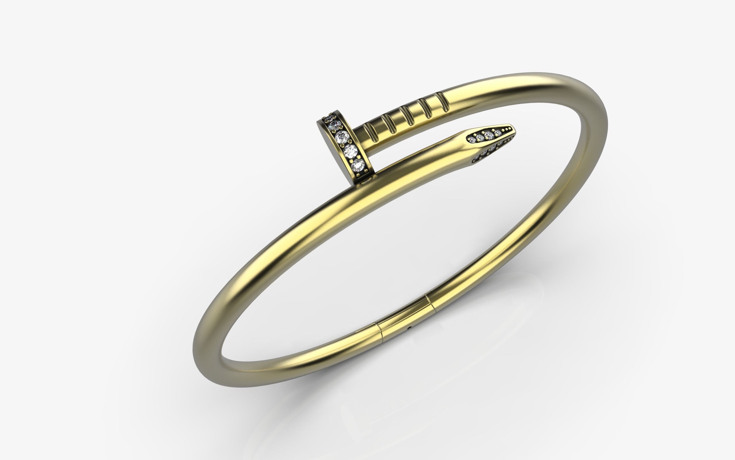 Bracelet Size 17 Just Un Clou 3D print model_1