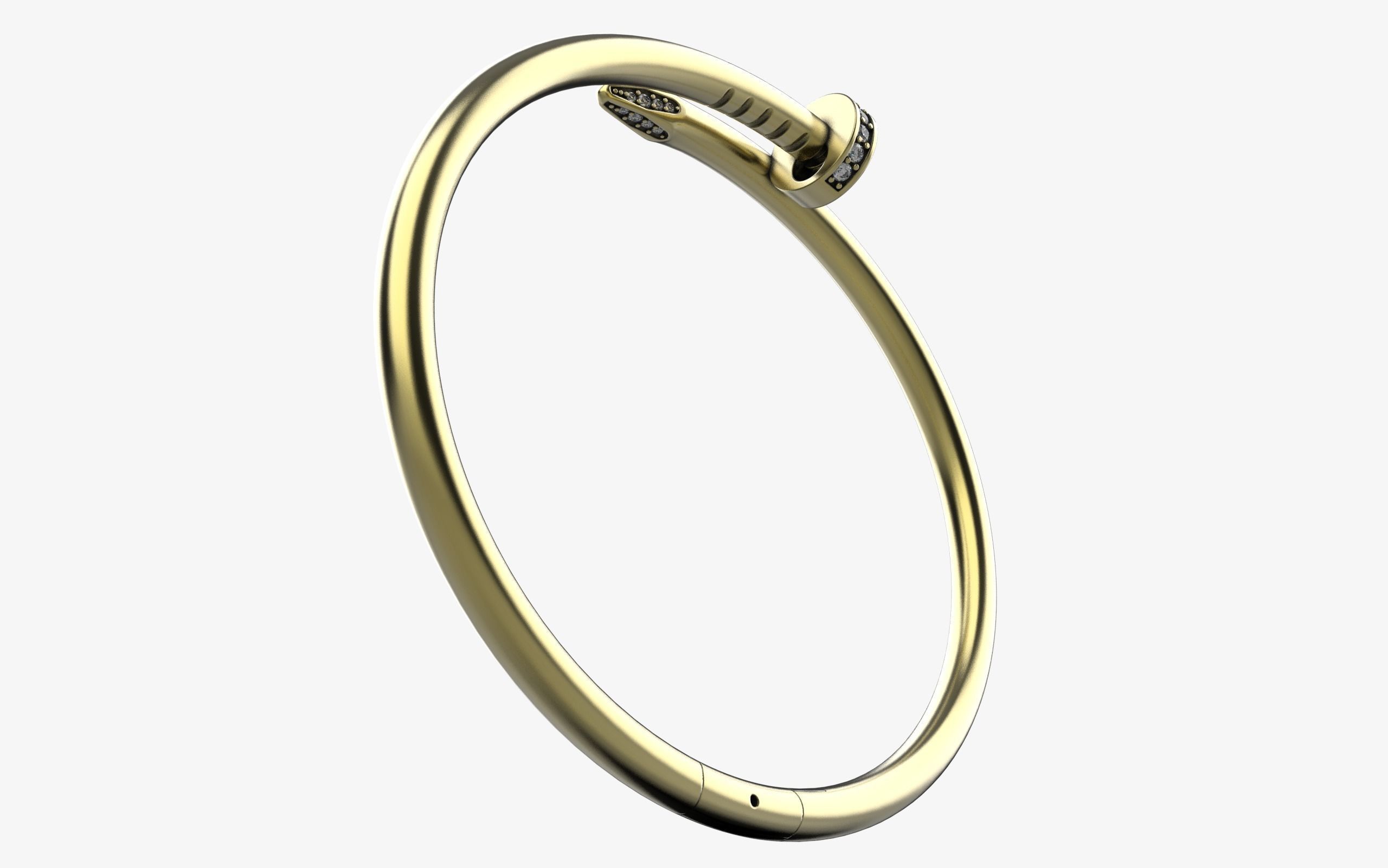 Bracelet Size 17 Just Un Clou 3D print model_4