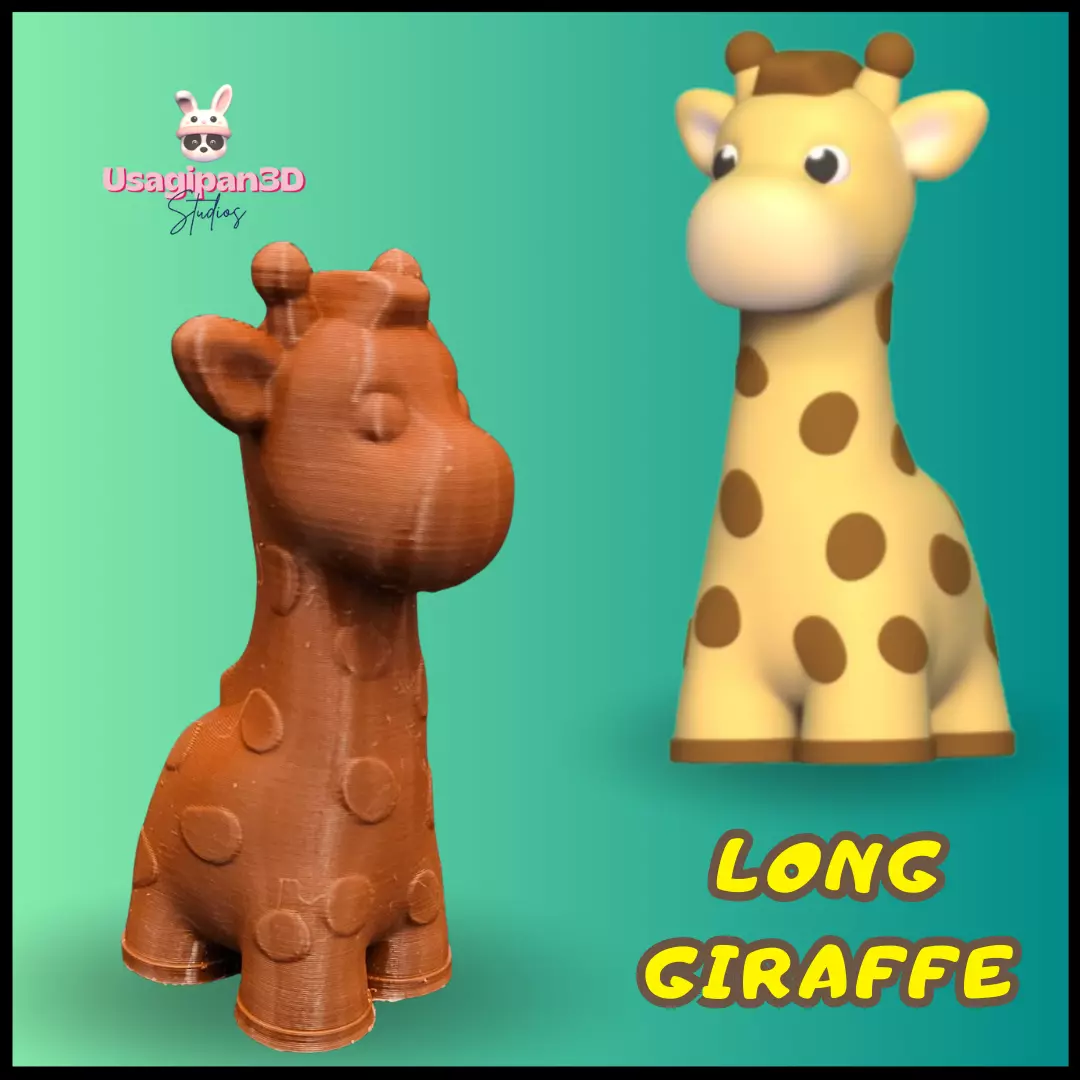 Long Giraffe 3D print model_0