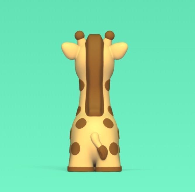 Long Giraffe 3D print model_4