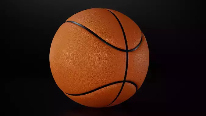 Basketball ball with 3 Textures