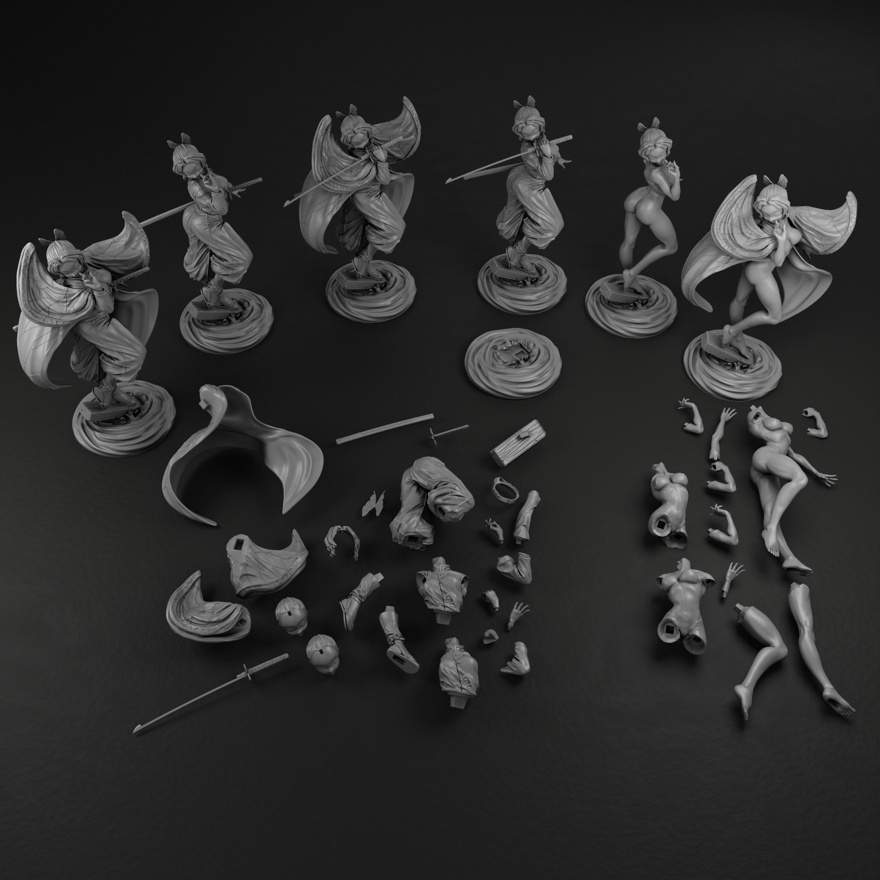 Shinobu - Demon Slayer 3D print model_12