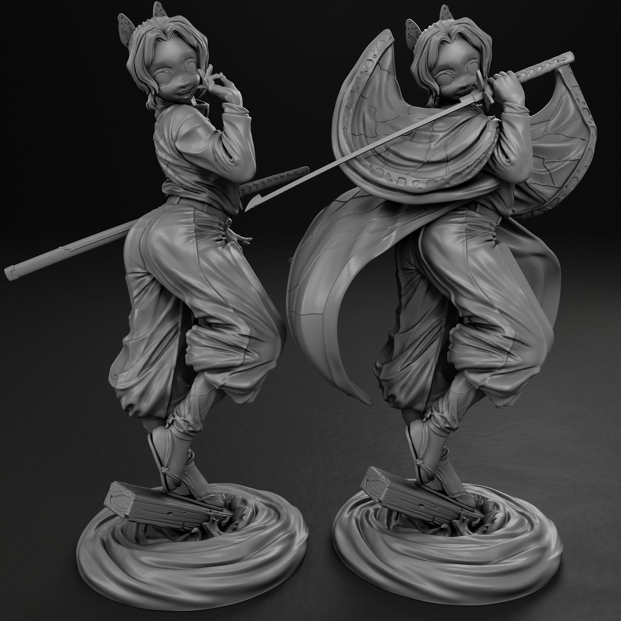 Shinobu - Demon Slayer 3D print model_6