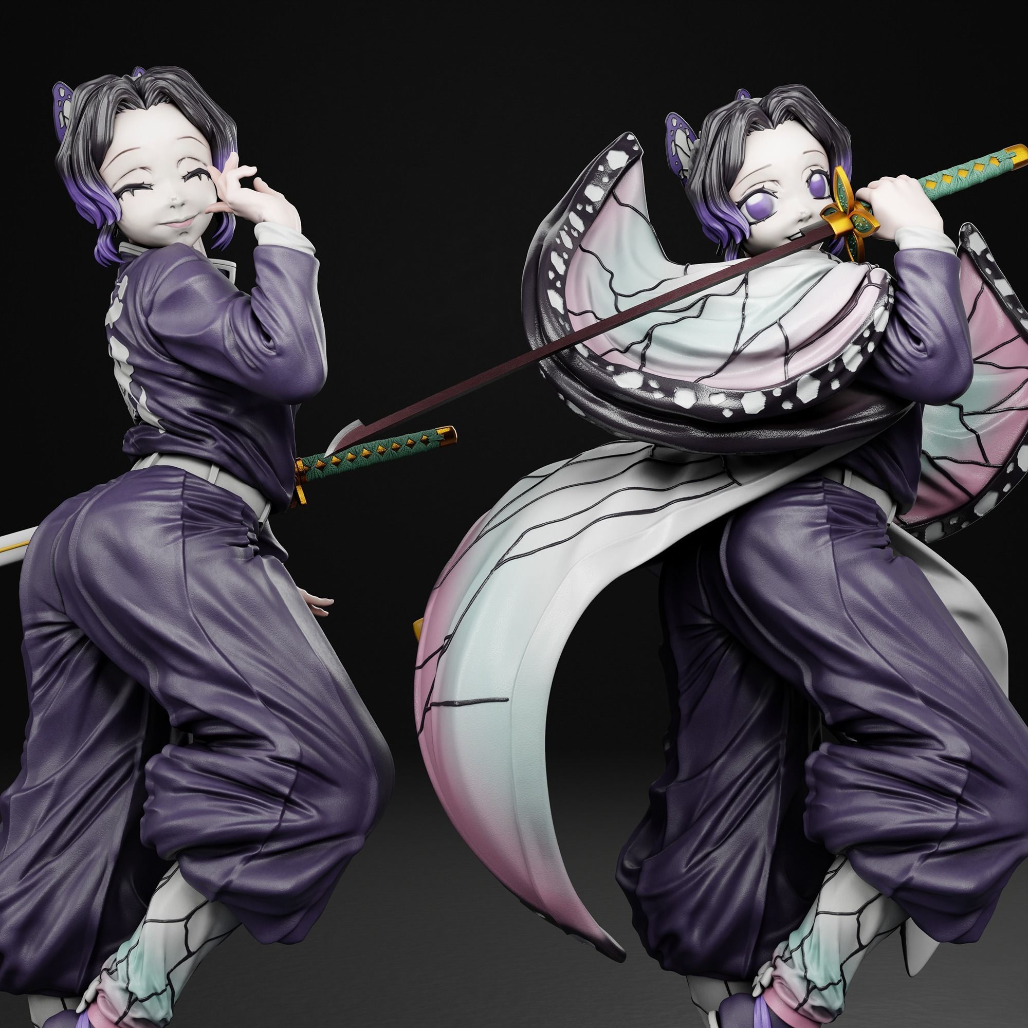 Shinobu - Demon Slayer 3D print model_1