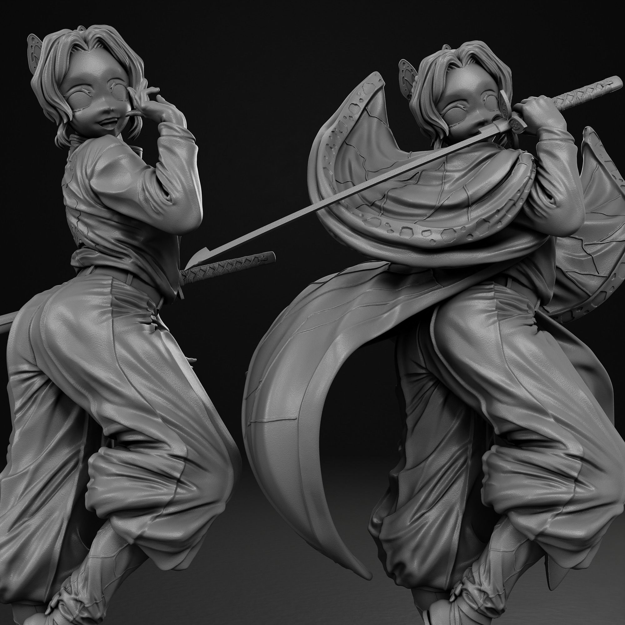 Shinobu - Demon Slayer 3D print model_11