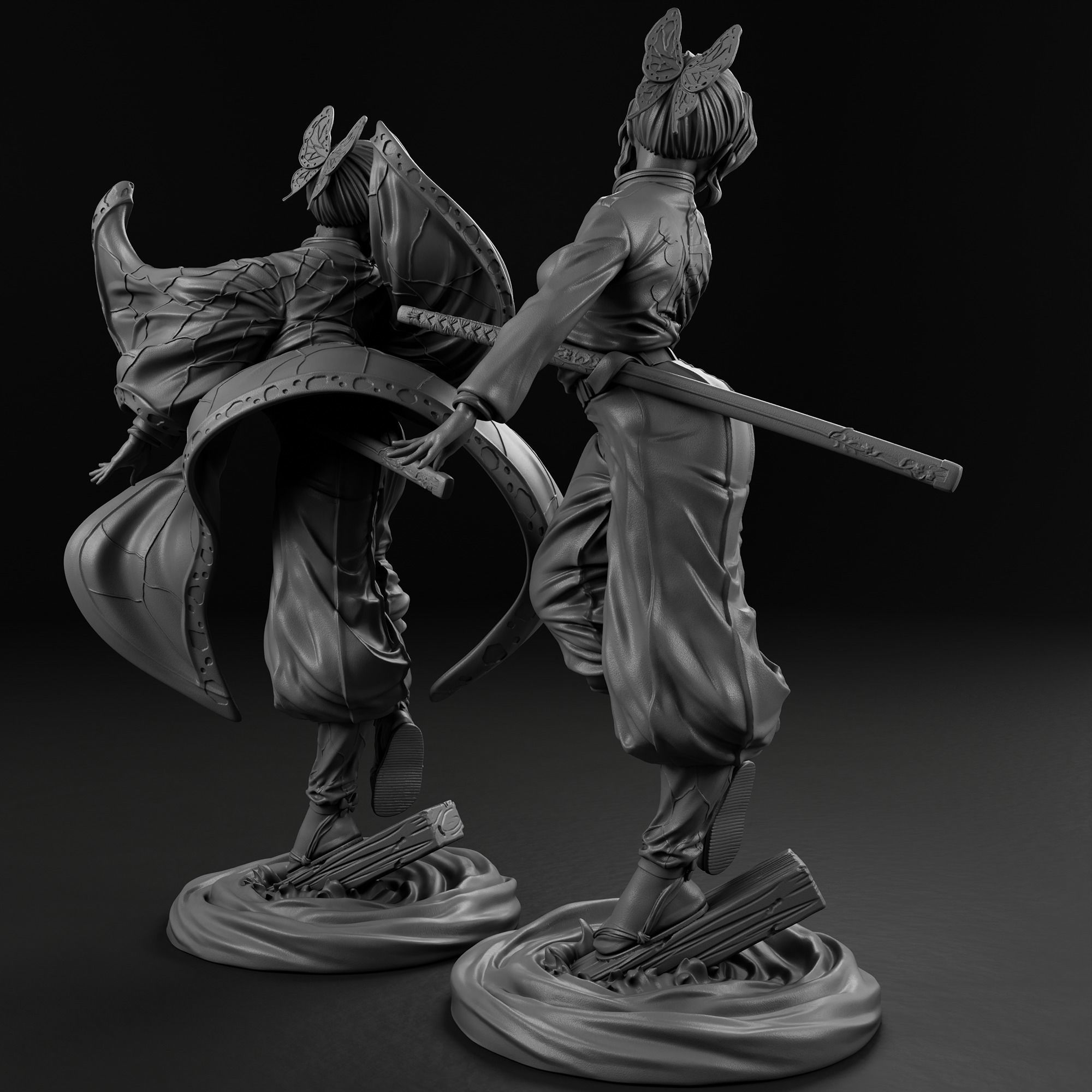 Shinobu - Demon Slayer 3D print model_9