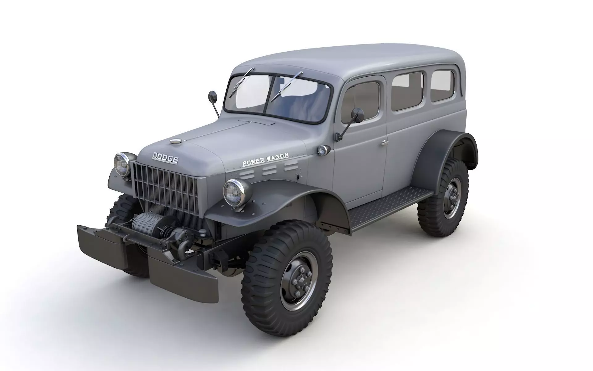 Dodge Power Wagon Carryall 1942 3D model