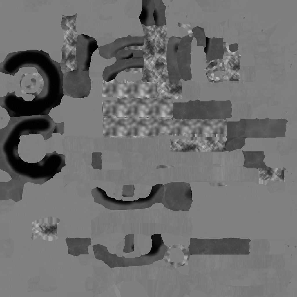 Simpson keyblade  Low-poly 3D model_7