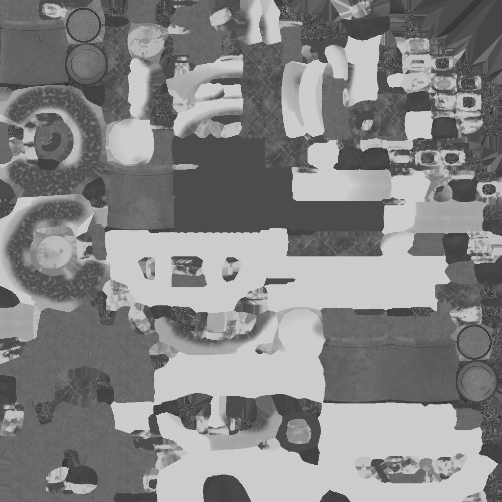 Simpson keyblade  Low-poly 3D model_8