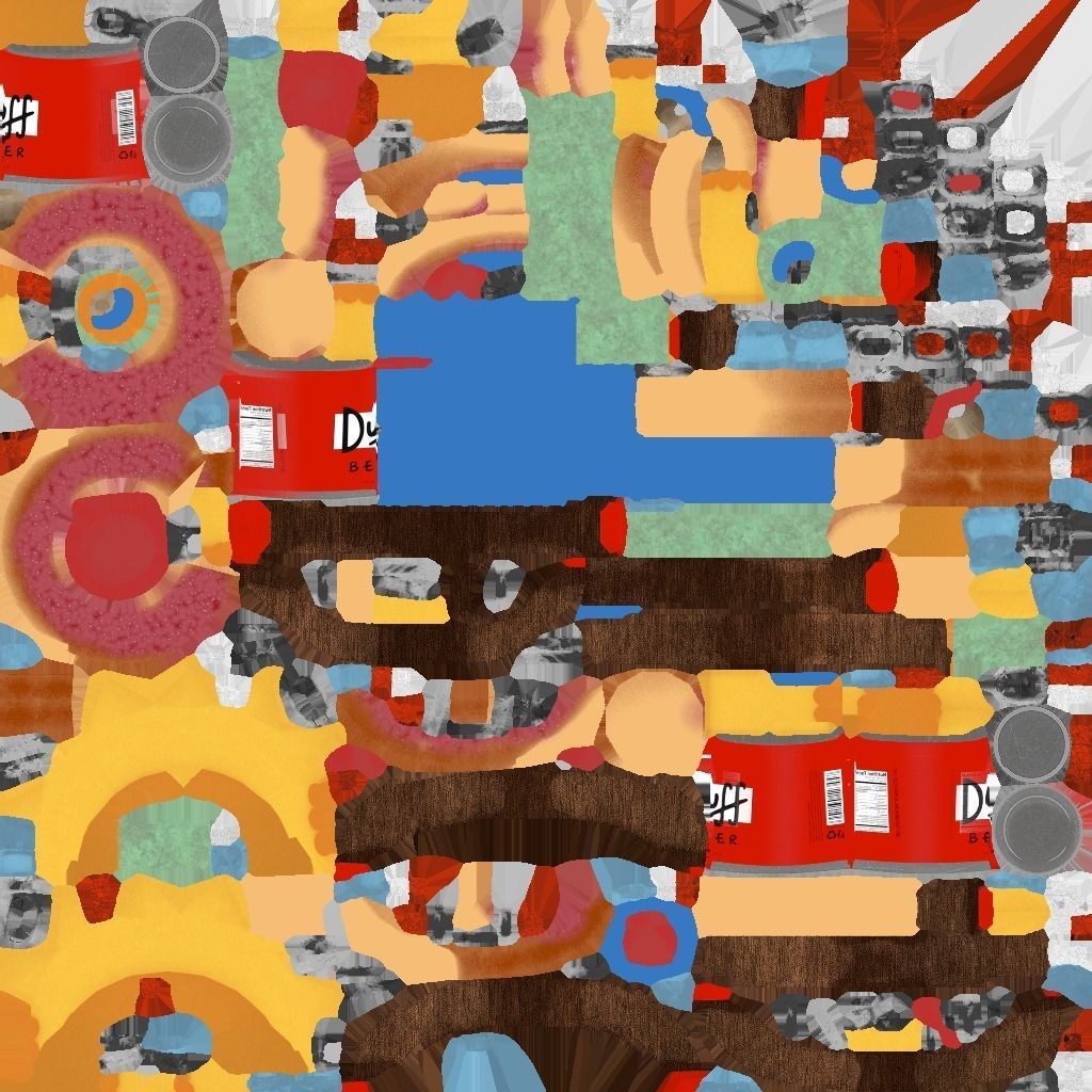 Simpson keyblade  Low-poly 3D model_10