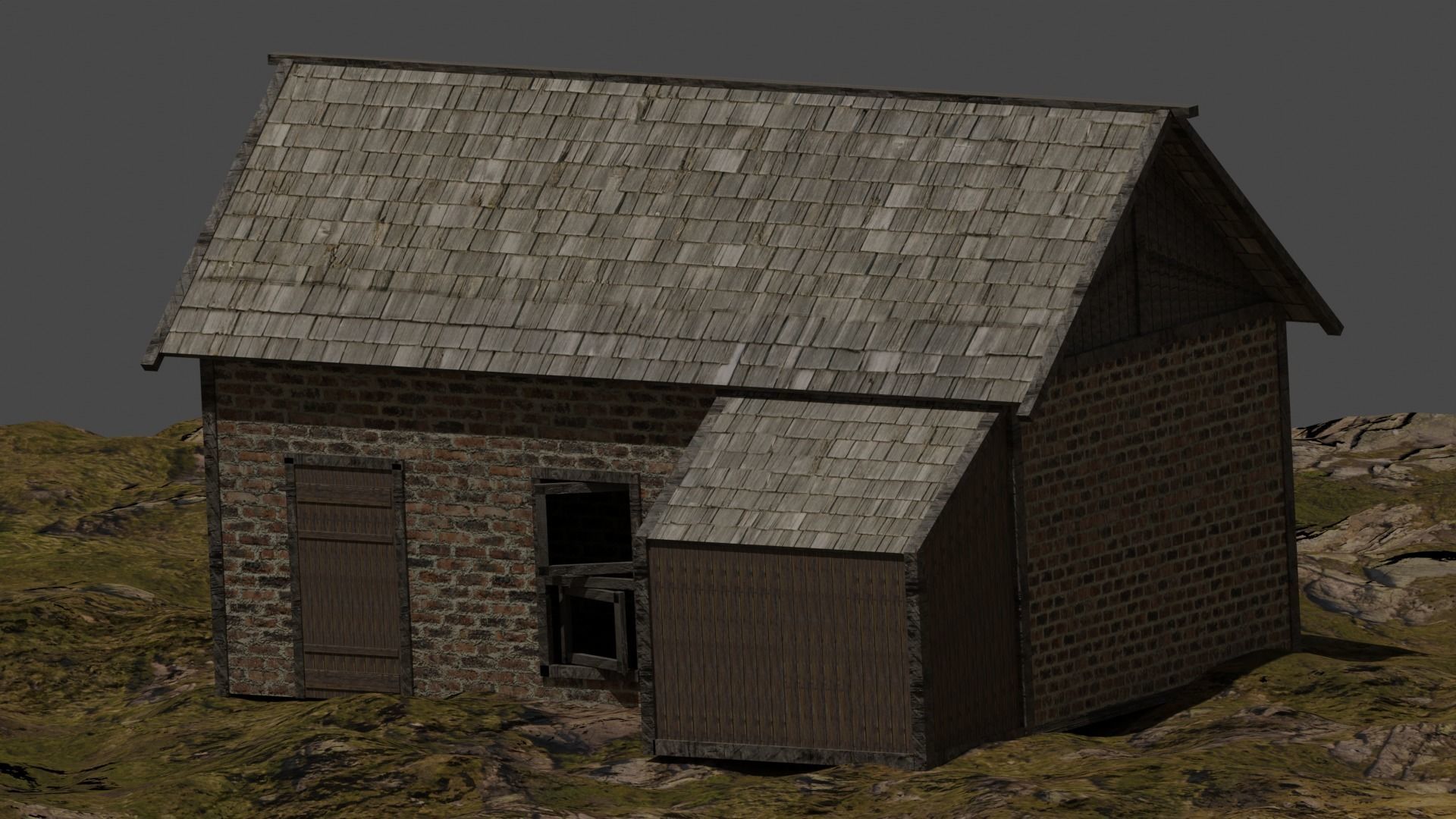 medieval house2 3D model_1