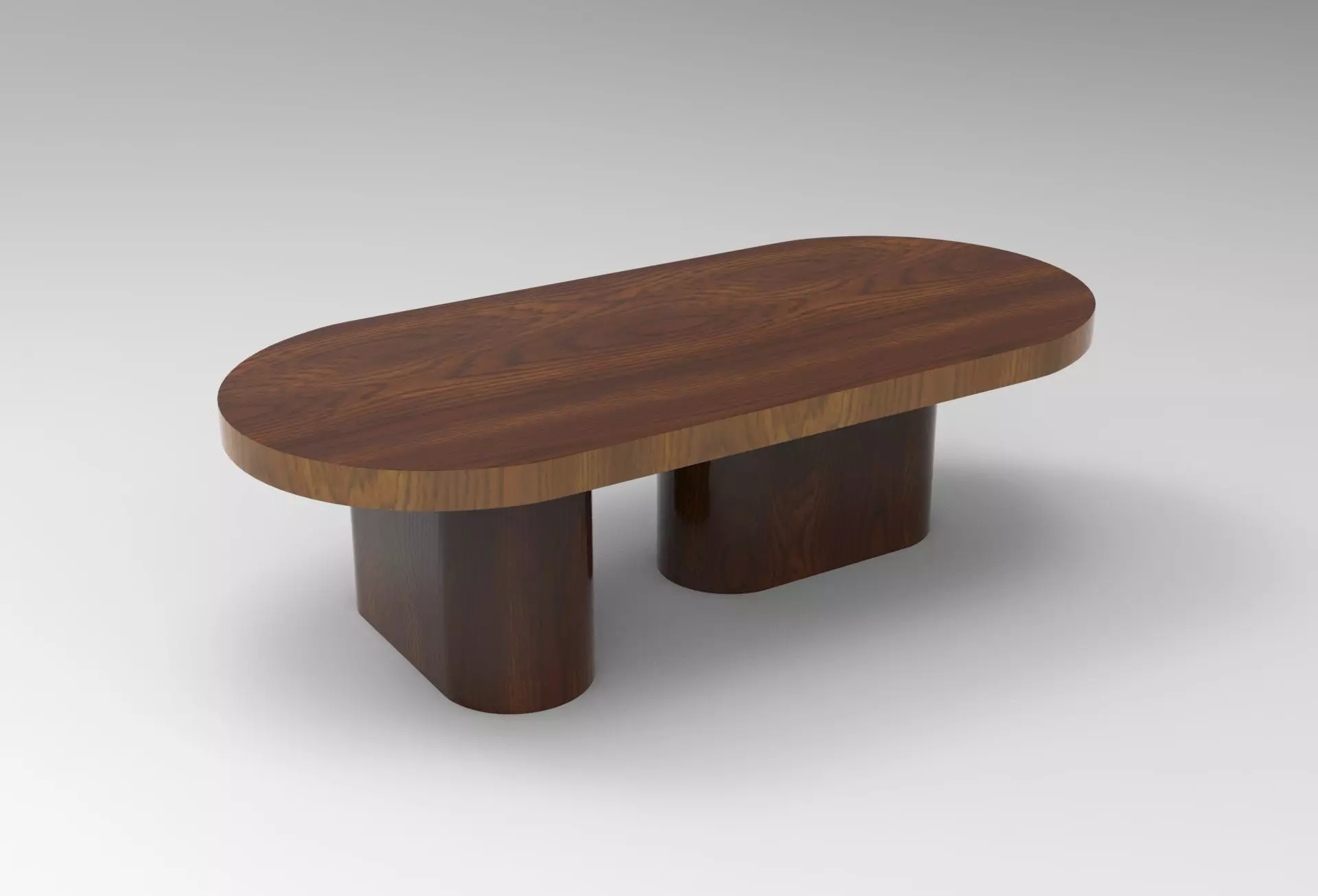 When Side Table Low-poly 3D model_0