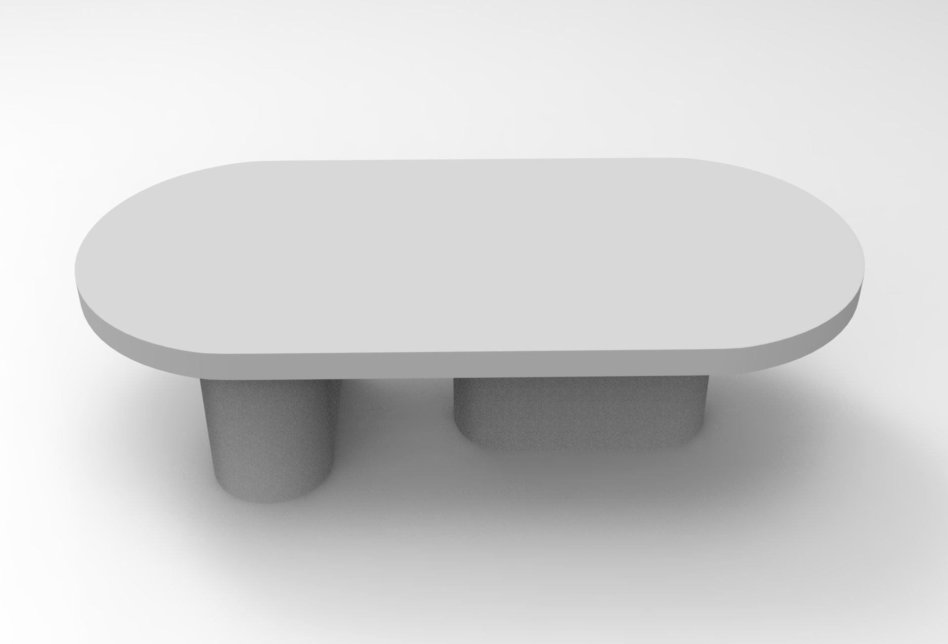 When Side Table Low-poly 3D model_8