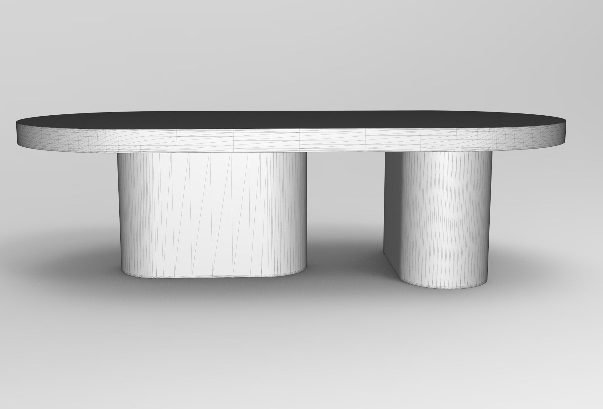 When Side Table Low-poly 3D model_6