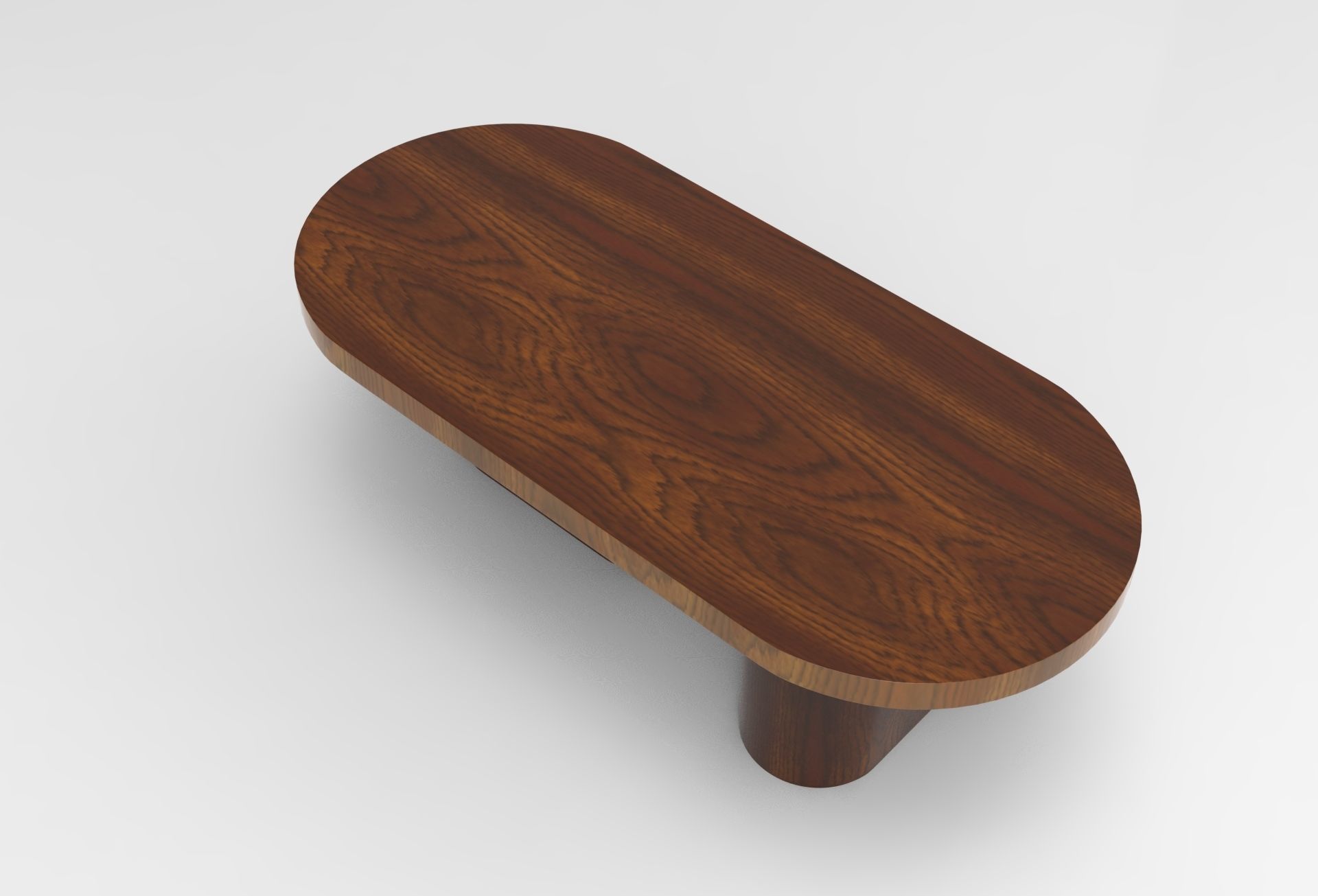 When Side Table Low-poly 3D model_1