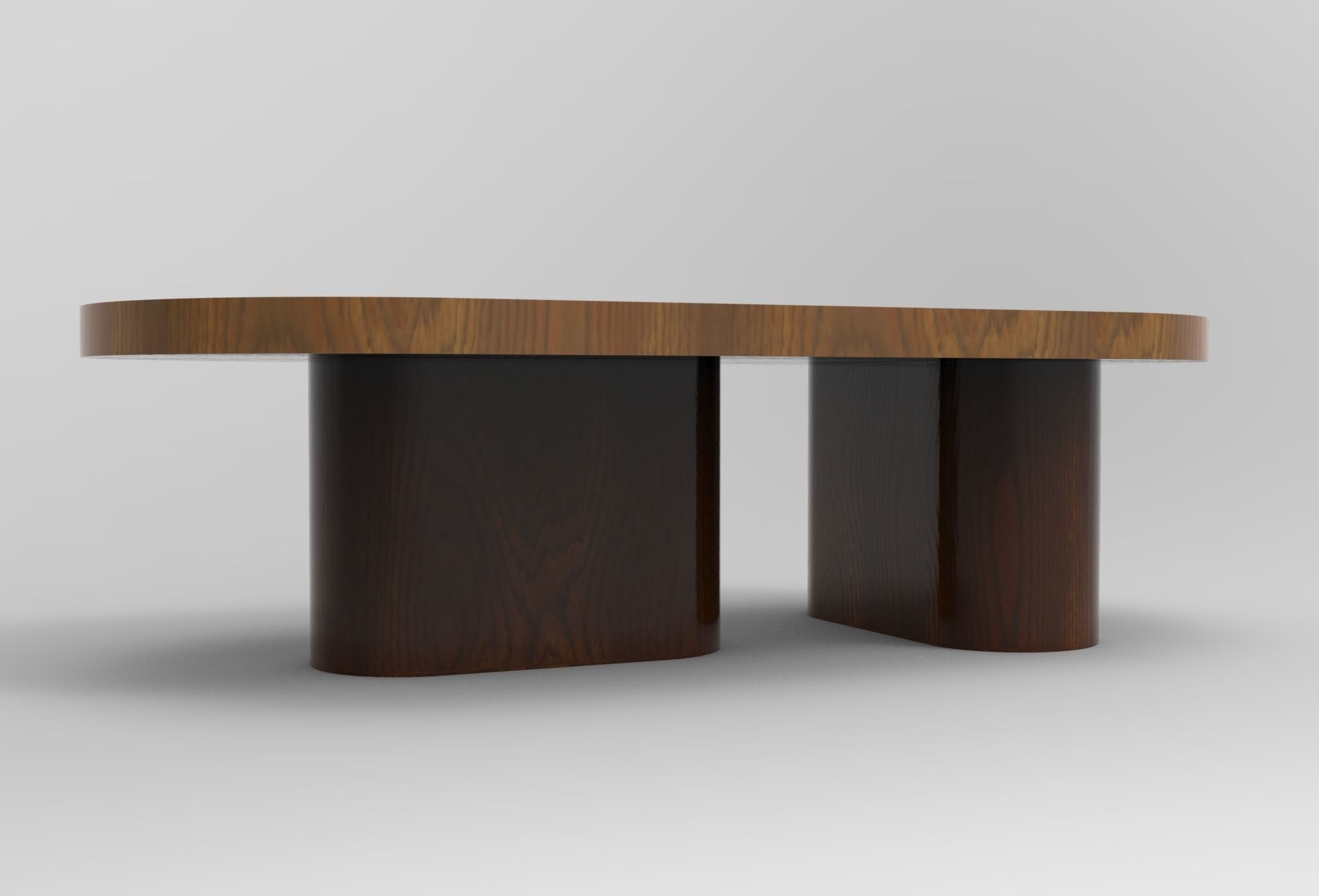 When Side Table Low-poly 3D model_2