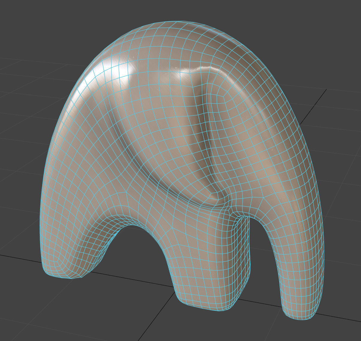 Decorative Elephant Figurine 3D model_5