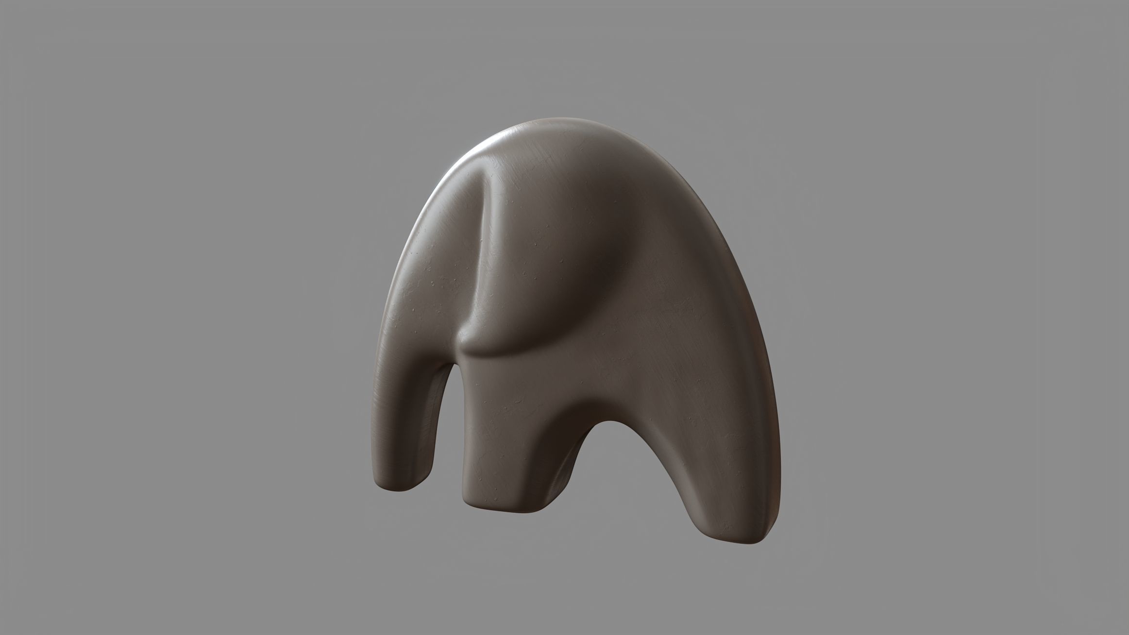 Decorative Elephant Figurine 3D model_2