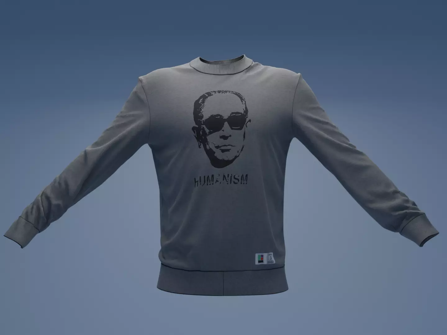 UNDERCOVER HUMANISM Sweatshirt 3D model