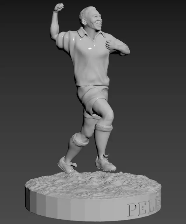 Pele  Comemorando gol 3D print model_0