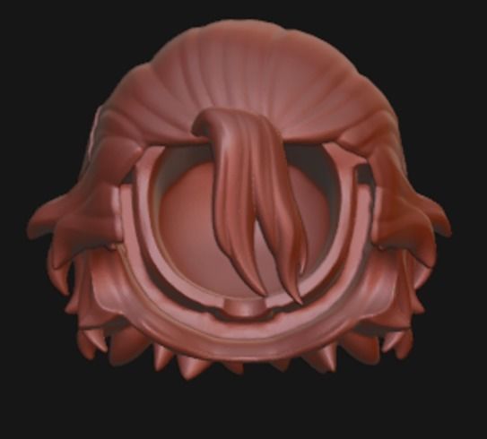 Nendoroi hair custom high quality stanley character 3D print model_3