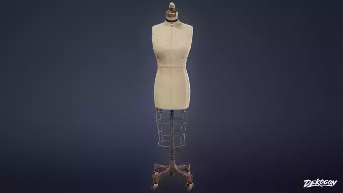ATTIC - Mannequin 01 - LOW POLY