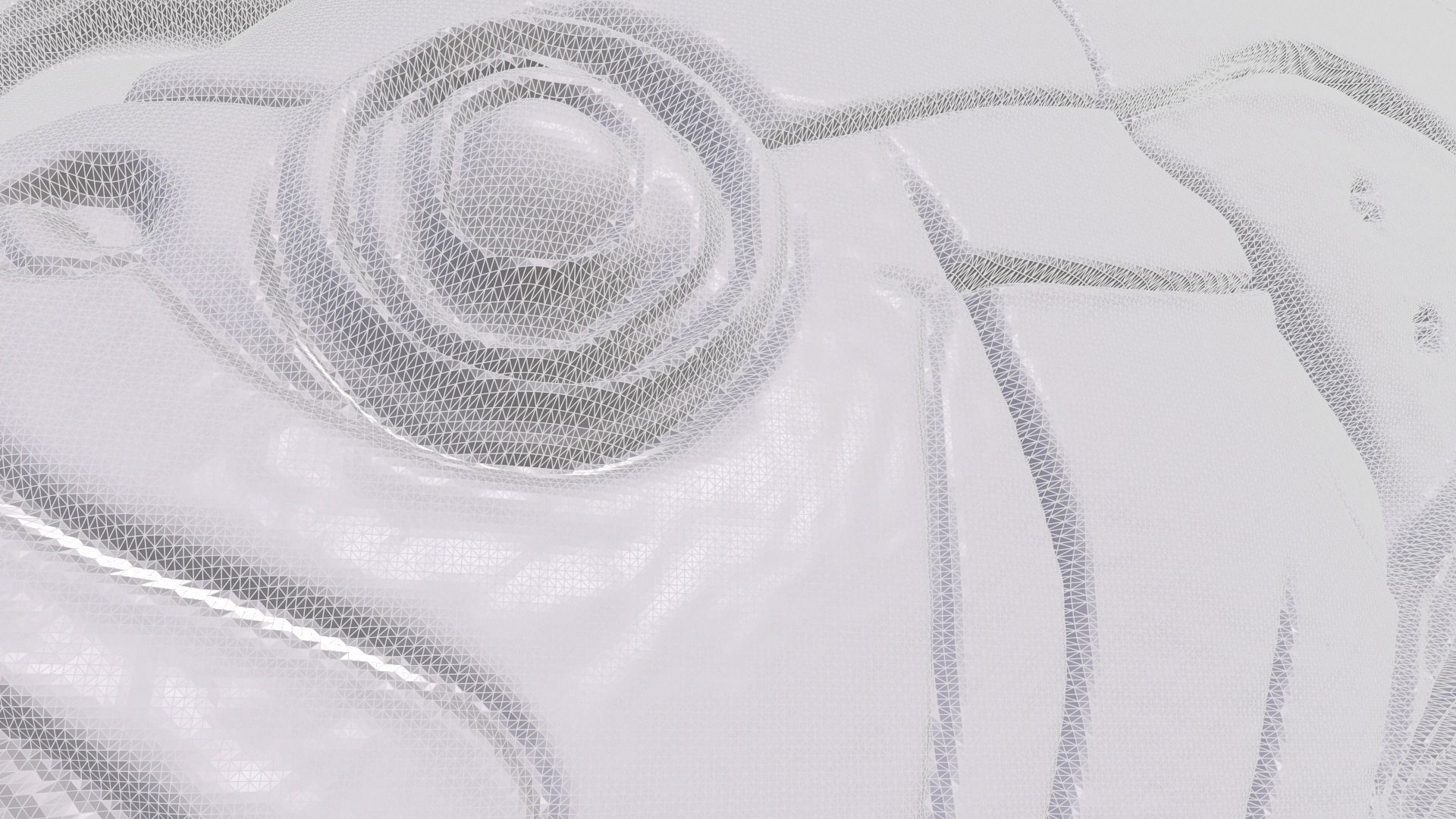 Flounder Fish 1 basrelief for 3D printing 3D print model_5