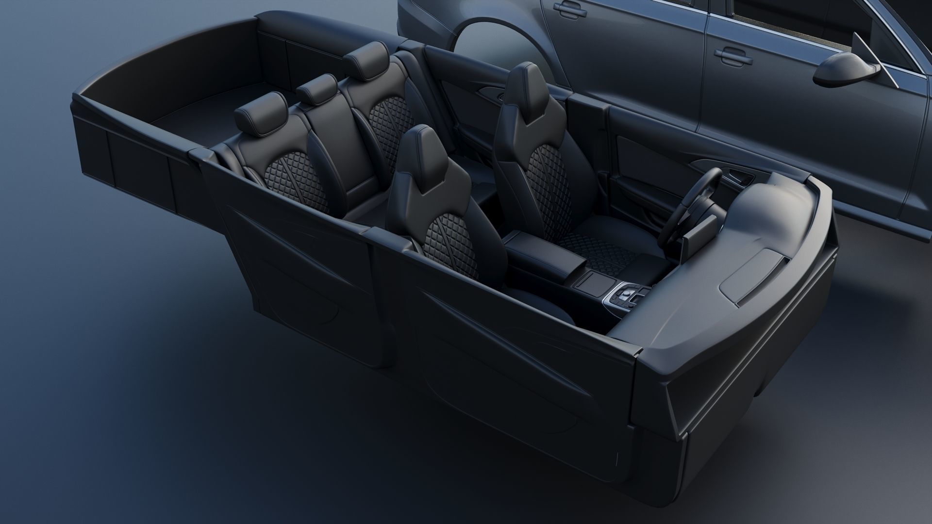 Audi S6 Avant 2016 3D print model_20