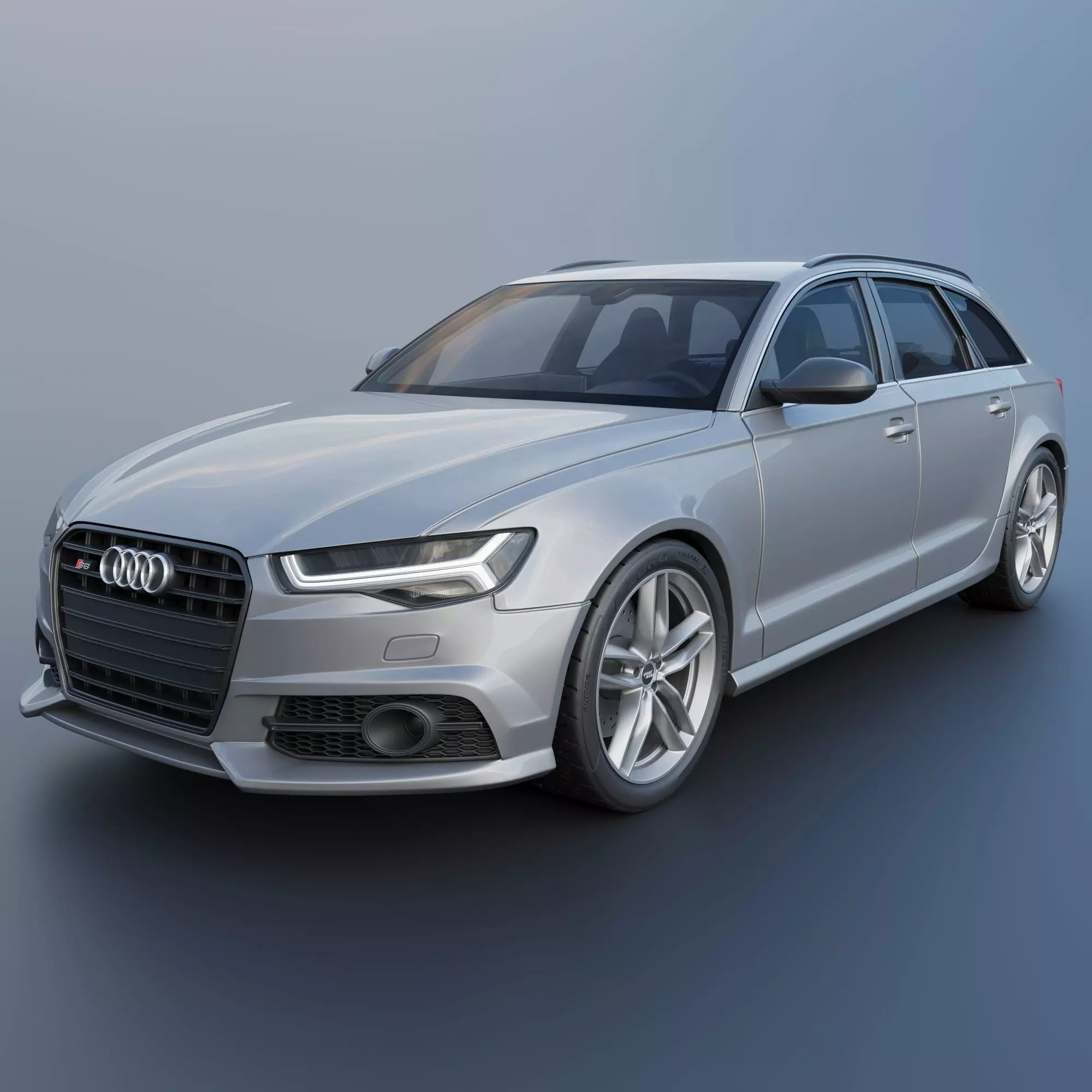 Audi S6 Avant 2016 3D print model_0