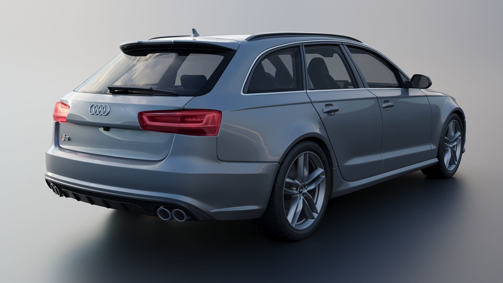 Audi S6 Avant 2016 3D print model_5