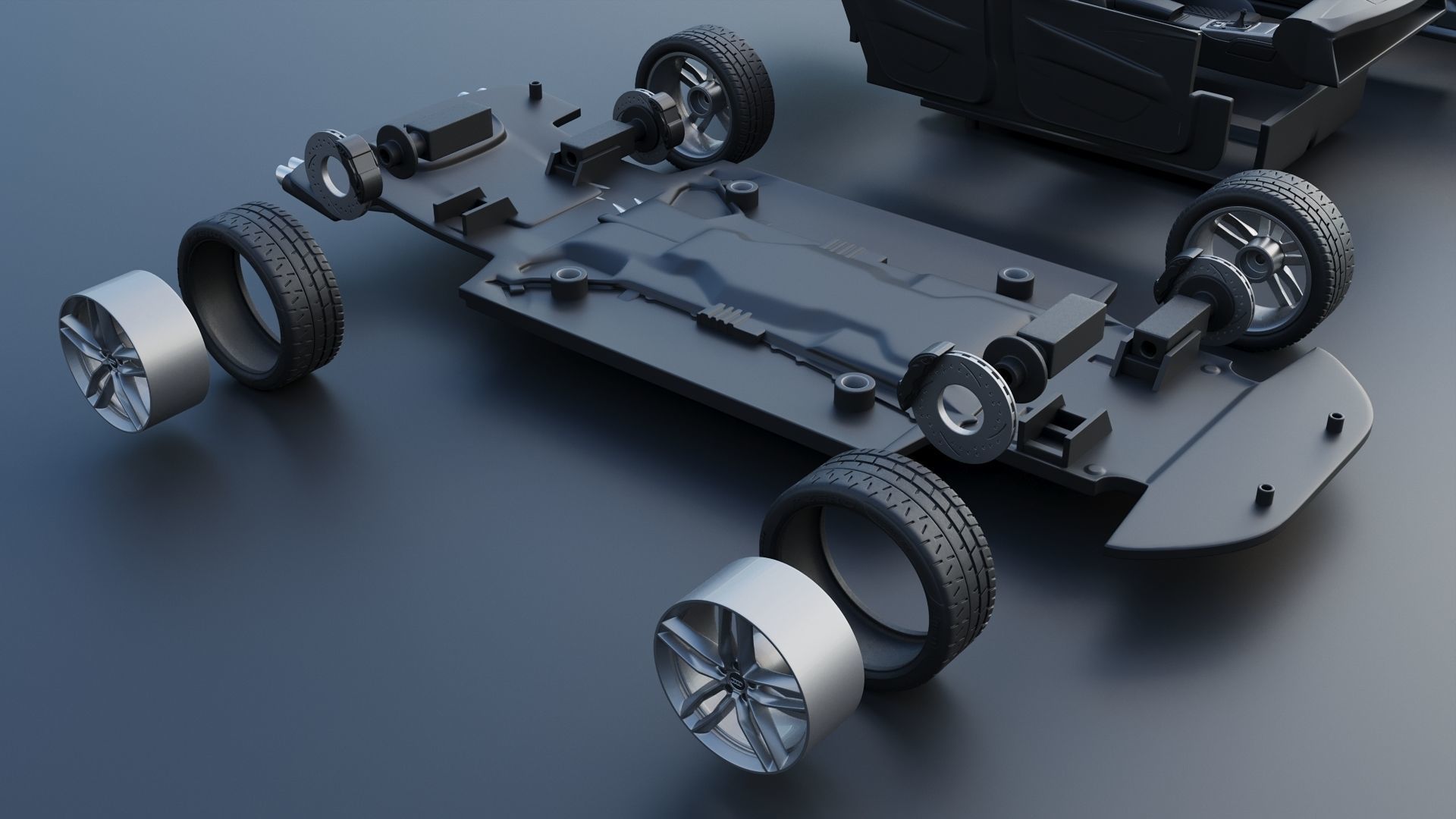 Audi S6 Avant 2016 3D print model_24