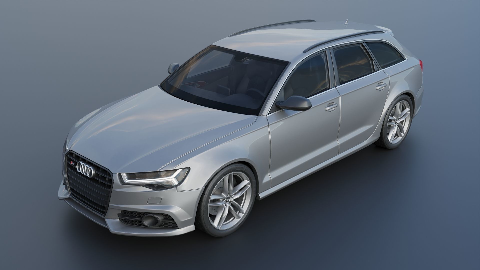 Audi S6 Avant 2016 3D print model_13