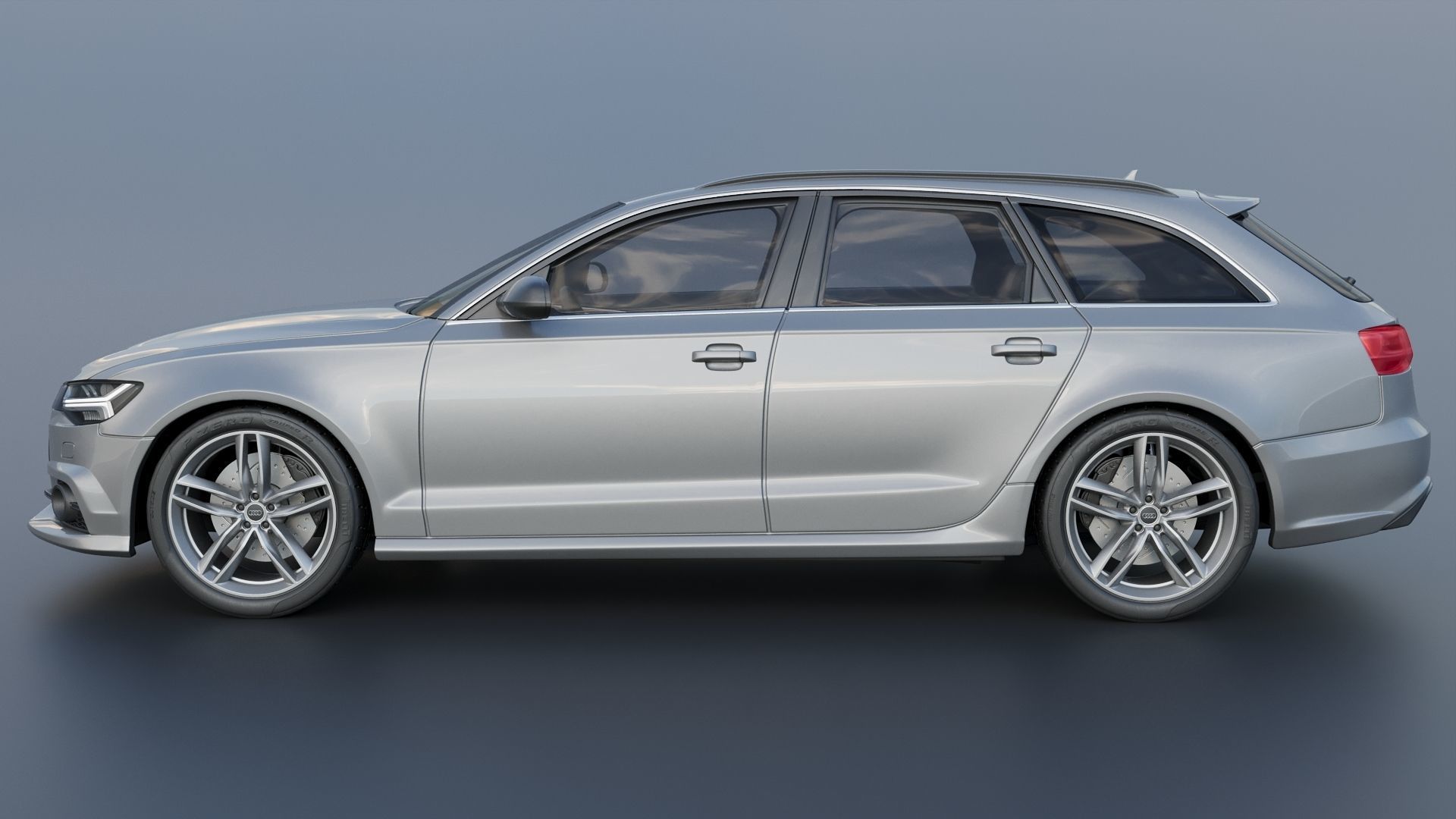 Audi S6 Avant 2016 3D print model_2